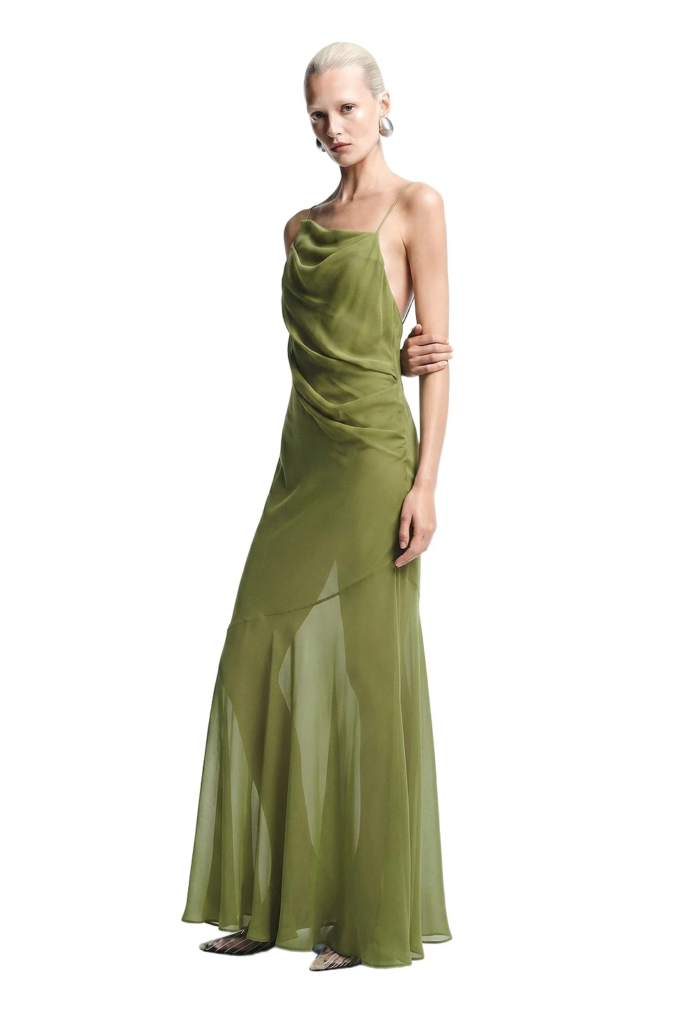 Siagre Silk Backless Gown