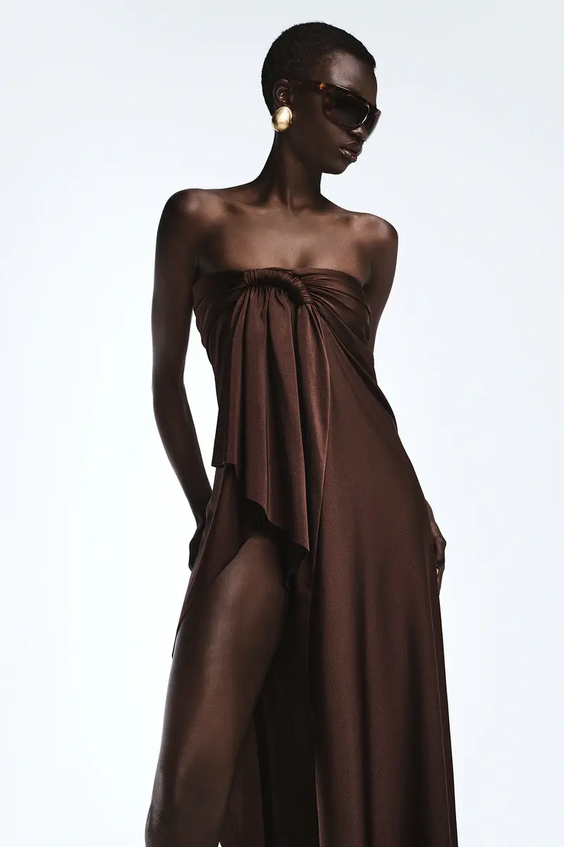 REVOLVE LOS ANGELES Enzo Asymmetric Maxi Dress | Thumbnail 2