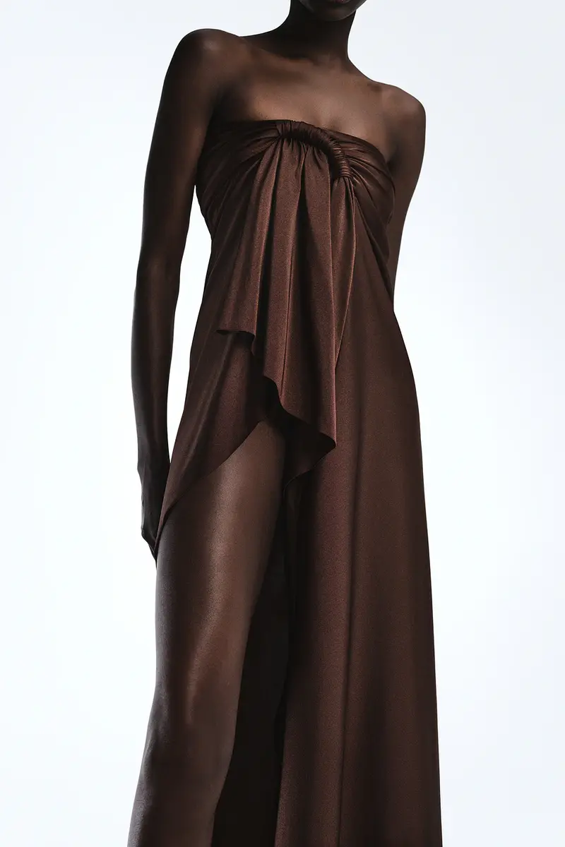 REVOLVE LOS ANGELES Enzo Asymmetric Maxi Dress | Thumbnail 4