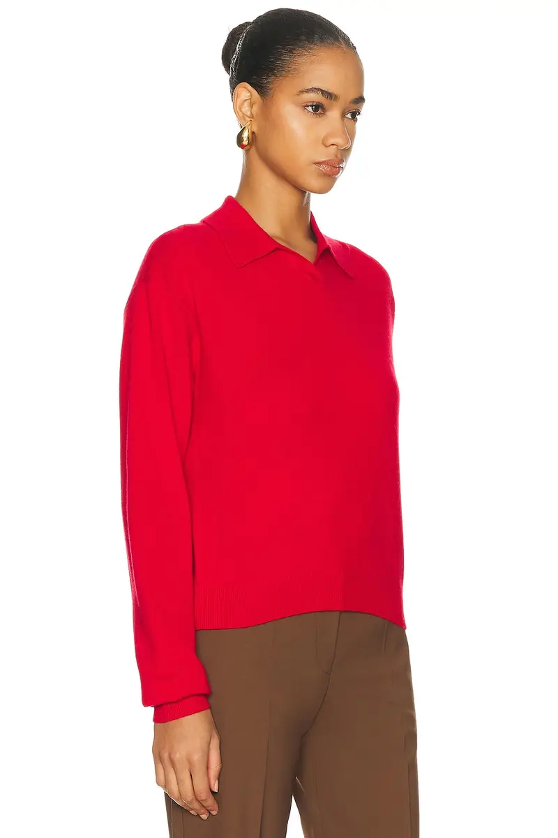 EAVES Whinifred Knit Polo | Thumbnail 2 EAVES Whinifred Knit Polo | Thumbnail 2