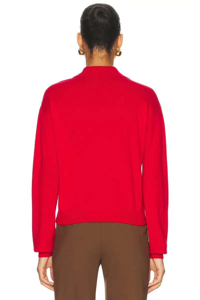 EAVES Whinifred Knit Polo | Thumbnail 3 EAVES Whinifred Knit Polo | Thumbnail 3