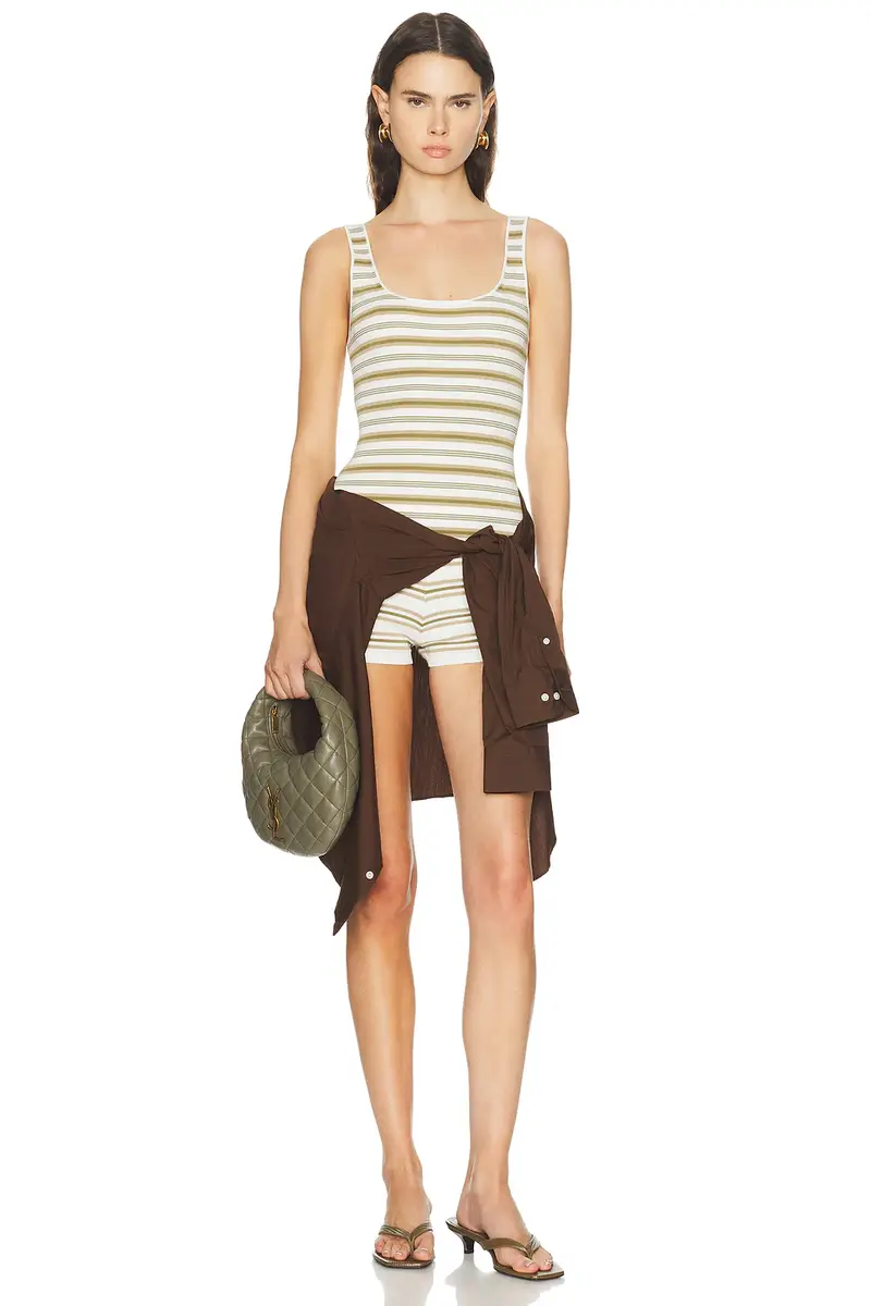 EAVES Cydnee Striped Knit Tank | Thumbnail 4
