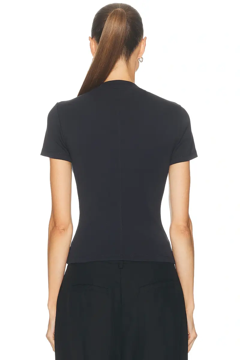 EAVES Bonnie High Neck Baby Tee | Thumbnail 3 EAVES Bonnie High Neck Baby Tee | Thumbnail 3