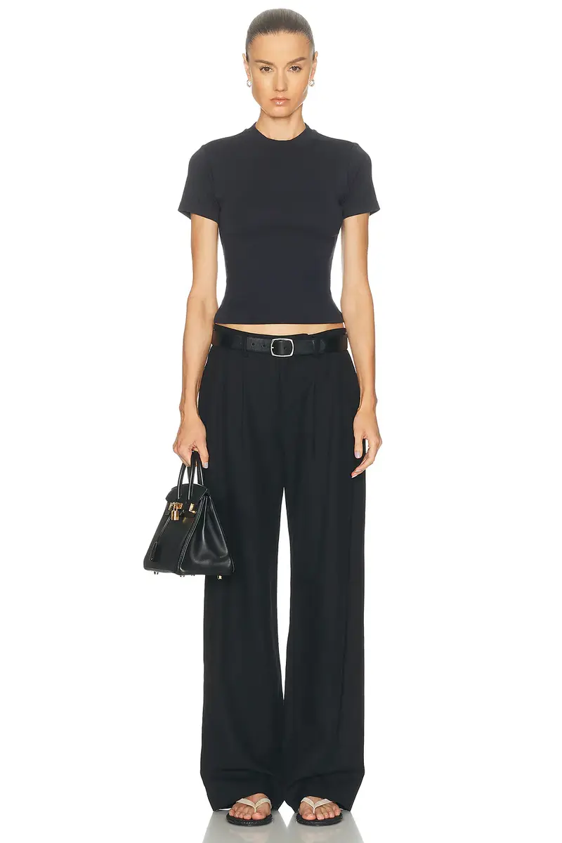 EAVES Bonnie High Neck Baby Tee | Thumbnail 4 EAVES Bonnie High Neck Baby Tee | Thumbnail 4