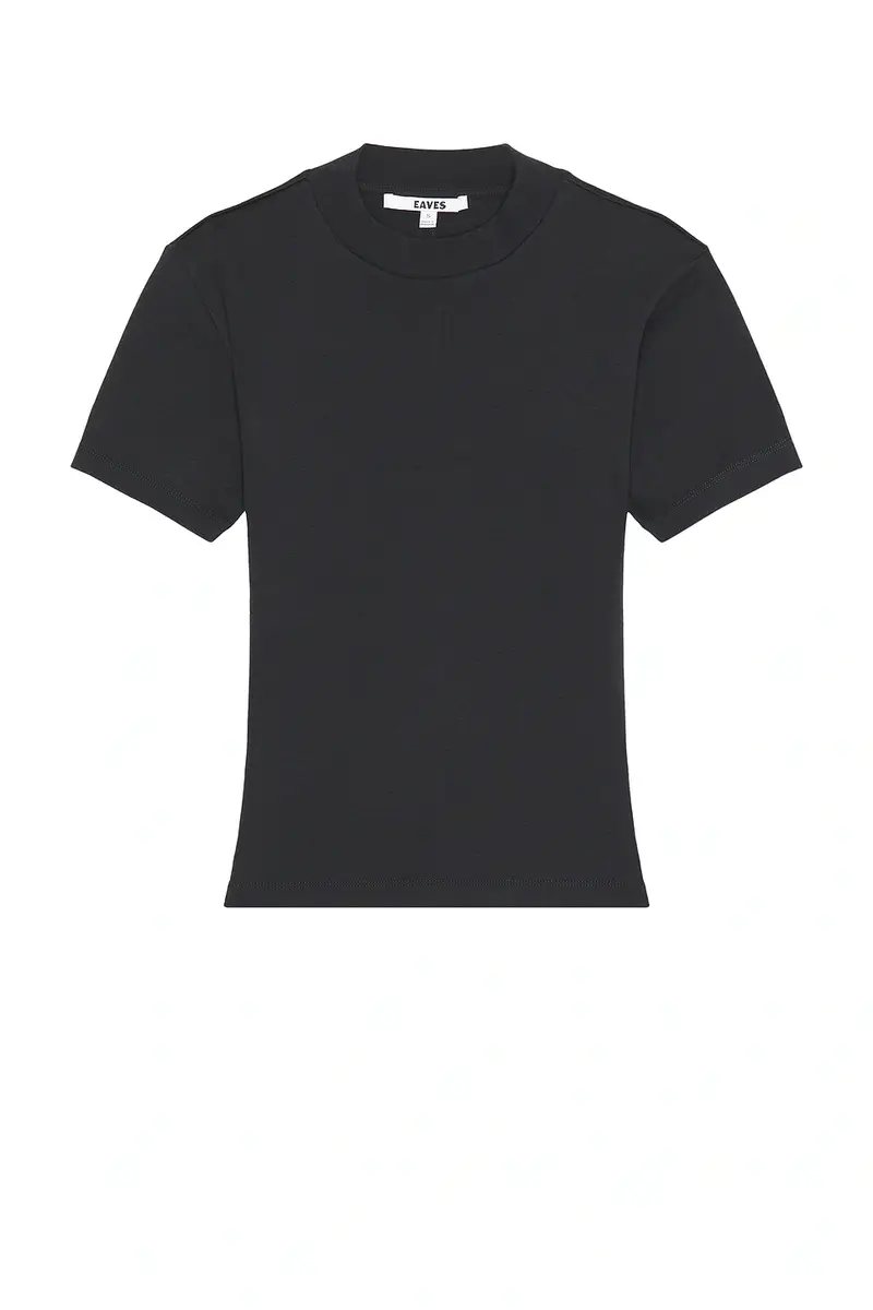 EAVES Bonnie High Neck Baby Tee | Thumbnail 5 EAVES Bonnie High Neck Baby Tee | Thumbnail 5
