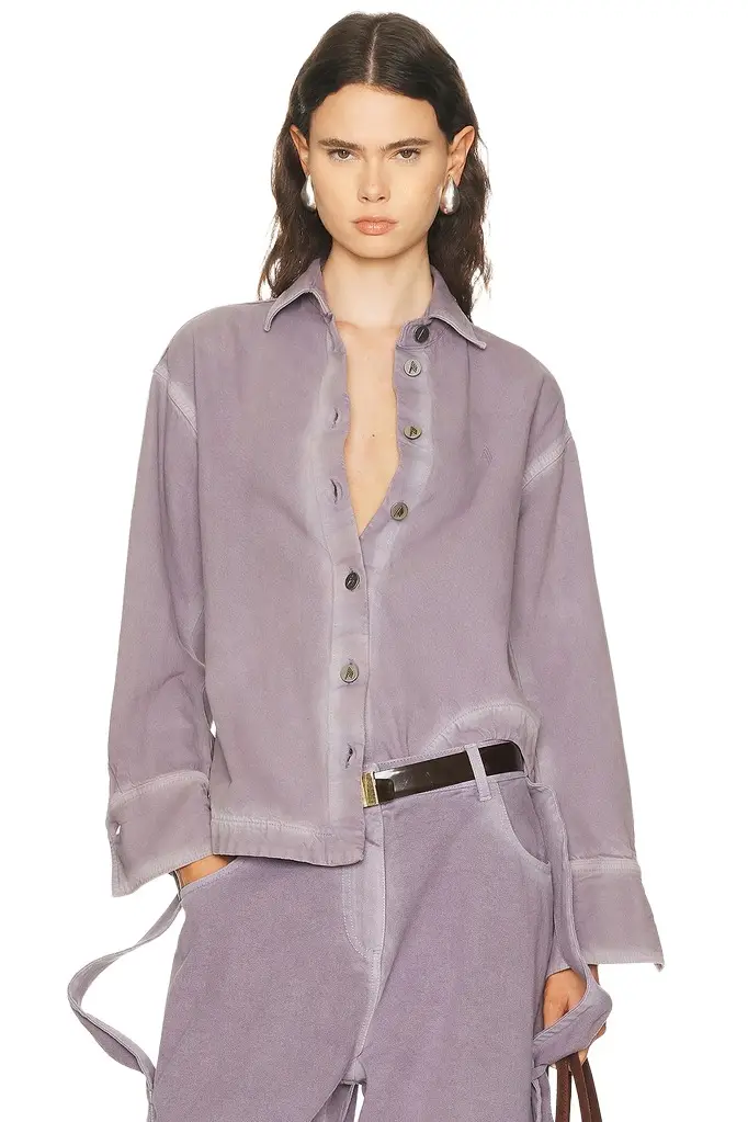 The Attico Bomber Shirt Jacket | Image 1 The Attico Bomber Shirt Jacket | Image 1