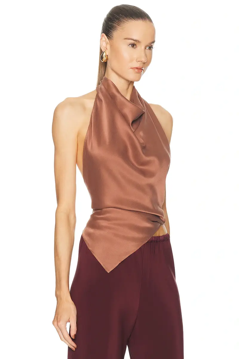 EAVES Frida Washed Silk Top | Thumbnail 2 EAVES Frida Washed Silk Top | Thumbnail 2