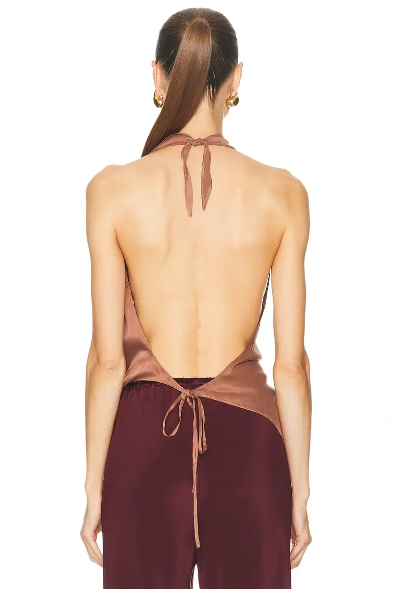EAVES Frida Washed Silk Top | Thumbnail 4 EAVES Frida Washed Silk Top | Thumbnail 4
