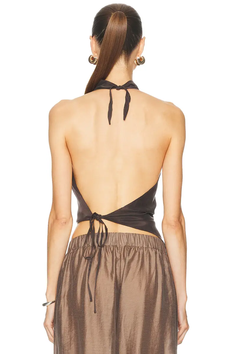 EAVES Frida Washed Silk Top | Thumbnail 4 EAVES Frida Washed Silk Top | Thumbnail 4