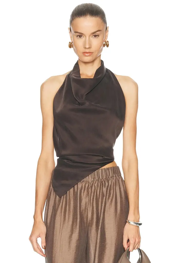 EAVES Frida Silk Top | Image 1 EAVES Frida Silk Top | Image 1