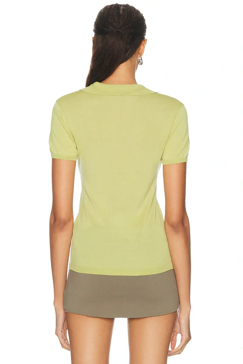 EAVES Emaw Knit Polo | Thumbnail 3 EAVES Emaw Knit Polo | Thumbnail 3