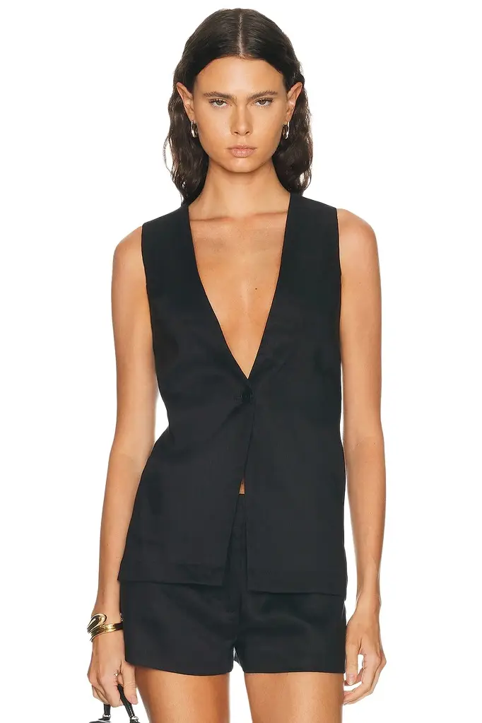 EAVES Iyla Vest Top | Image 1 EAVES Iyla Vest Top | Image 1