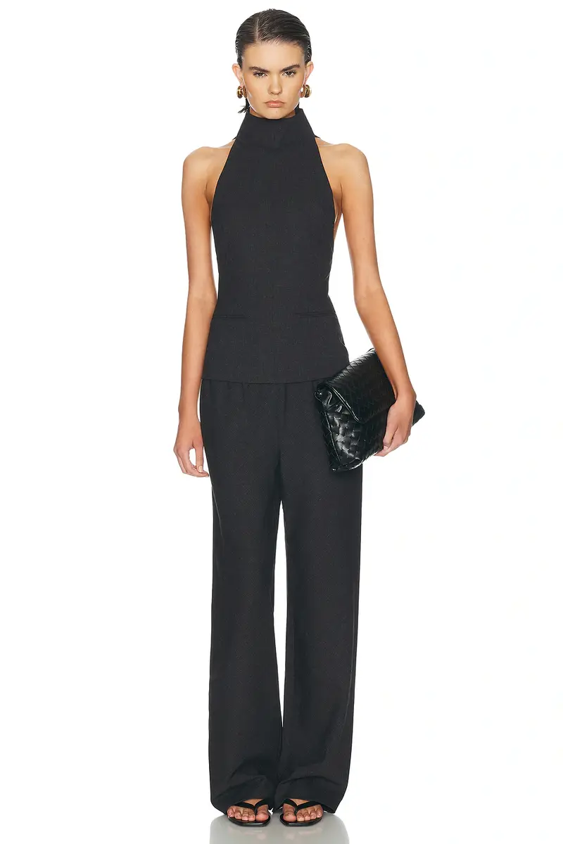 EAVES Keldan Classic Suiting Vest Top | Thumbnail 4 EAVES Keldan Classic Suiting Vest Top | Thumbnail 4