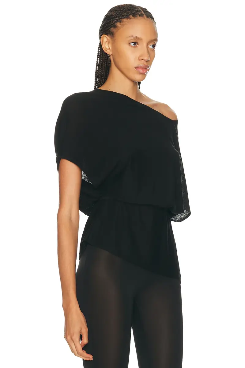 EAVES Jaidyn Knit Asymmetrical Top | Thumbnail 2