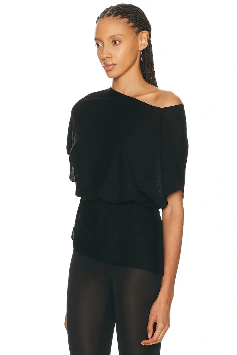 EAVES Jaidyn Knit Asymmetrical Top | Thumbnail 3