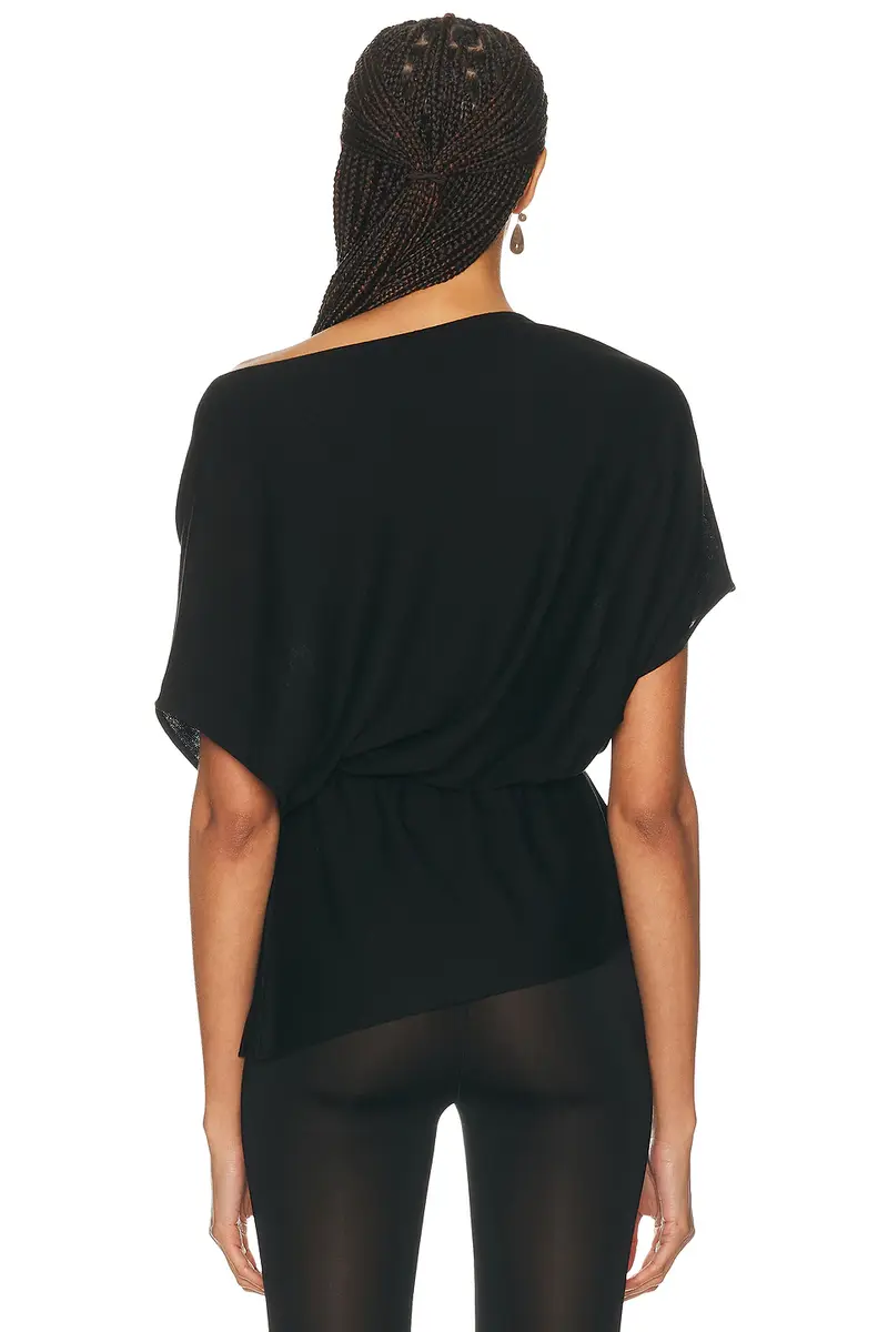 EAVES Jaidyn Knit Asymmetrical Top | Thumbnail 4