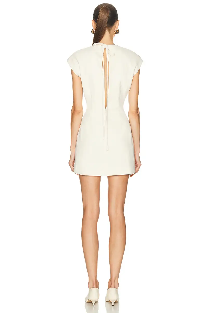 EAVES Irene Classic Suiting Sculpted Mini Dress | Thumbnail 3 EAVES Irene Classic Suiting Sculpted Mini Dress | Thumbnail 3
