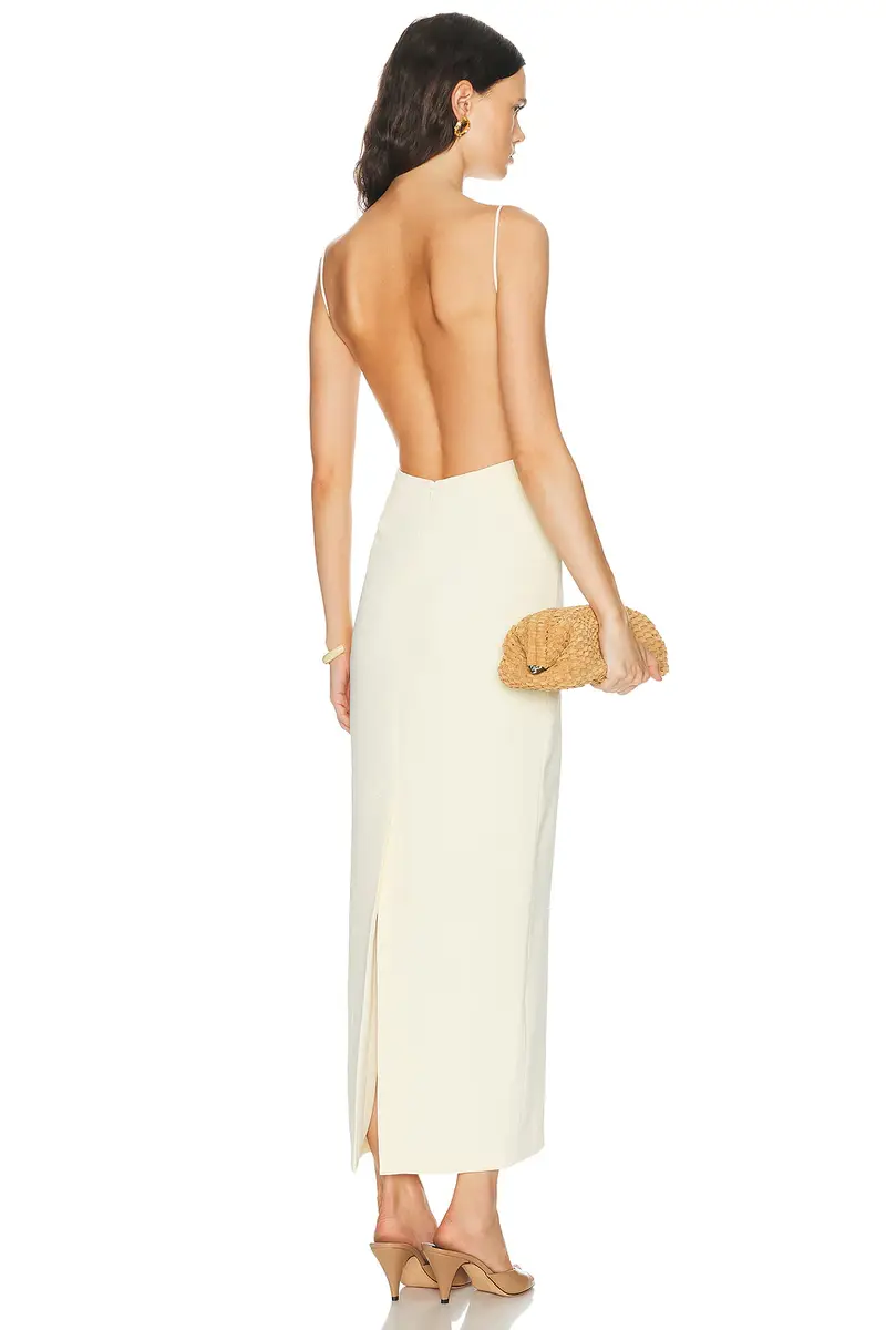 EAVES Dani Crepe Maxi Dress | Thumbnail 3 EAVES Dani Crepe Maxi Dress | Thumbnail 3