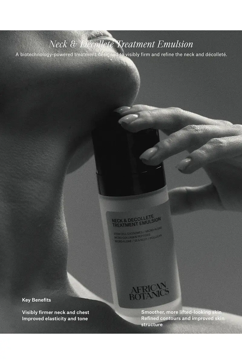African Botanics Neck & Decollete Treatment Emulsion | Thumbnail 5 African Botanics Neck & Decollete Treatment Emulsion | Thumbnail 5