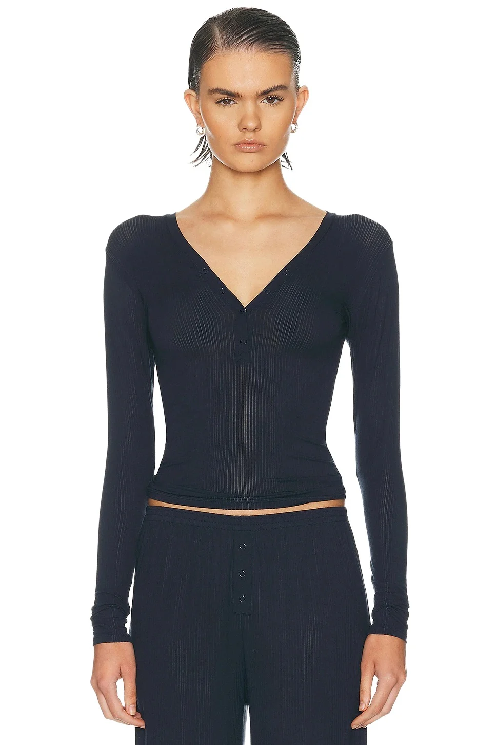 Whipped Henley Top Whipped Henley Top