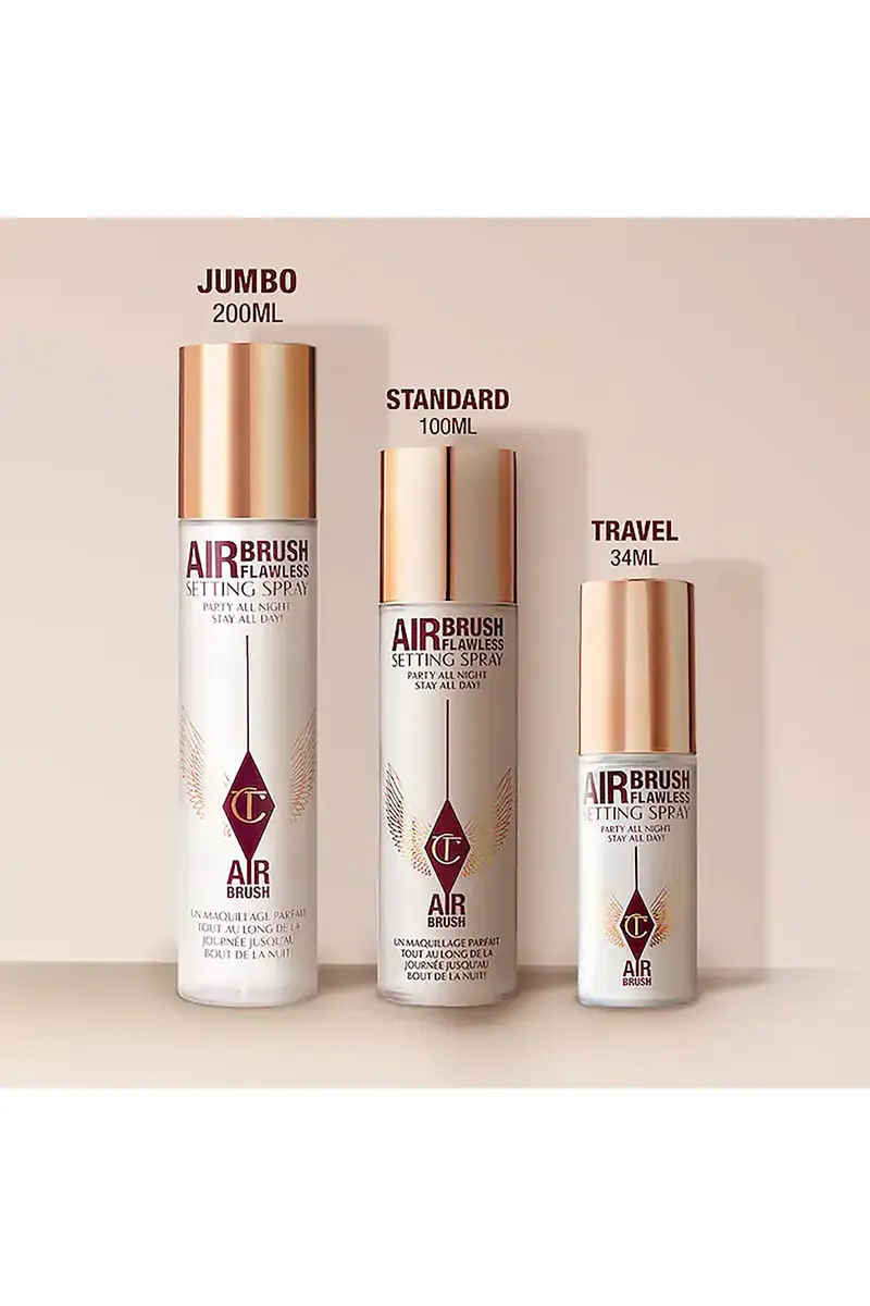 Charlotte Tilbury Travel Airbrush Flawless Finish Setting Spray | Thumbnail 4 Charlotte Tilbury Travel Airbrush Flawless Finish Setting Spray | Thumbnail 4