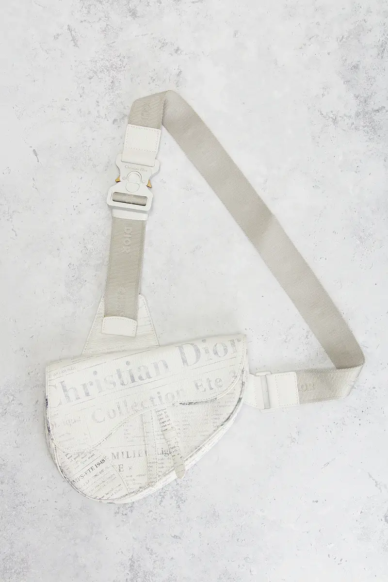 Dior Dior Newspaper Saddle Bag | Thumbnail 2 Dior Dior Newspaper Saddle Bag | Thumbnail 2