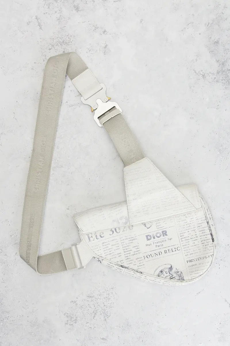 Dior Dior Newspaper Saddle Bag | Thumbnail 3 Dior Dior Newspaper Saddle Bag | Thumbnail 3