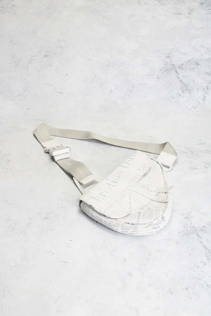 Dior Dior Newspaper Saddle Bag | Thumbnail 4 Dior Dior Newspaper Saddle Bag | Thumbnail 4