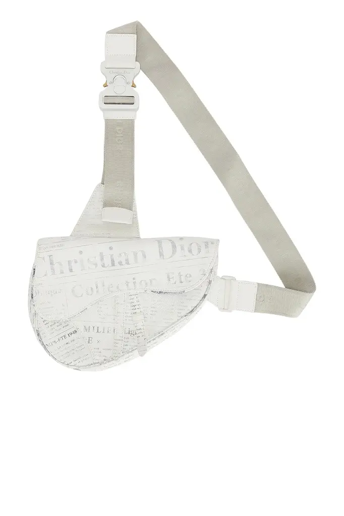 Dior Dior Newspaper Saddle Bag