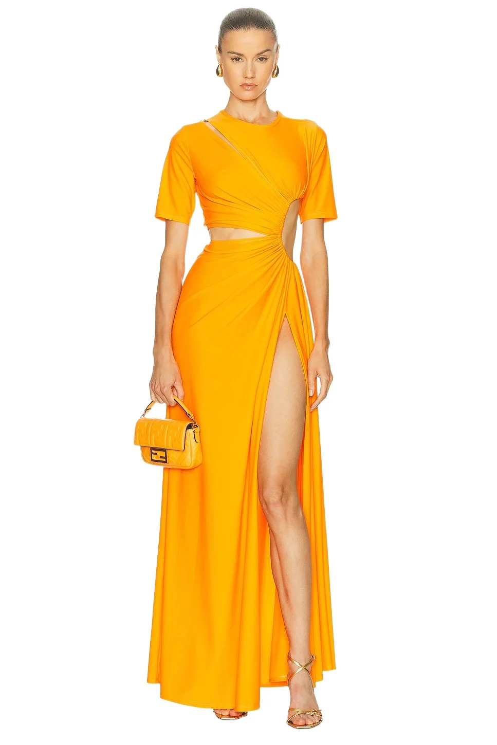 for FWRD Gathered Slit Dress