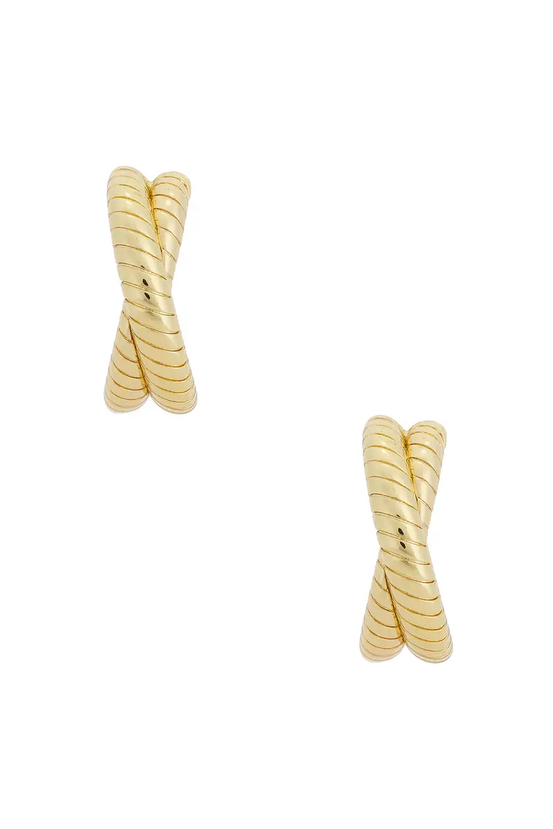 Roxanne Assoulin Double Cobra Hoop Earrings | Thumbnail 3 Roxanne Assoulin Double Cobra Hoop Earrings | Thumbnail 3