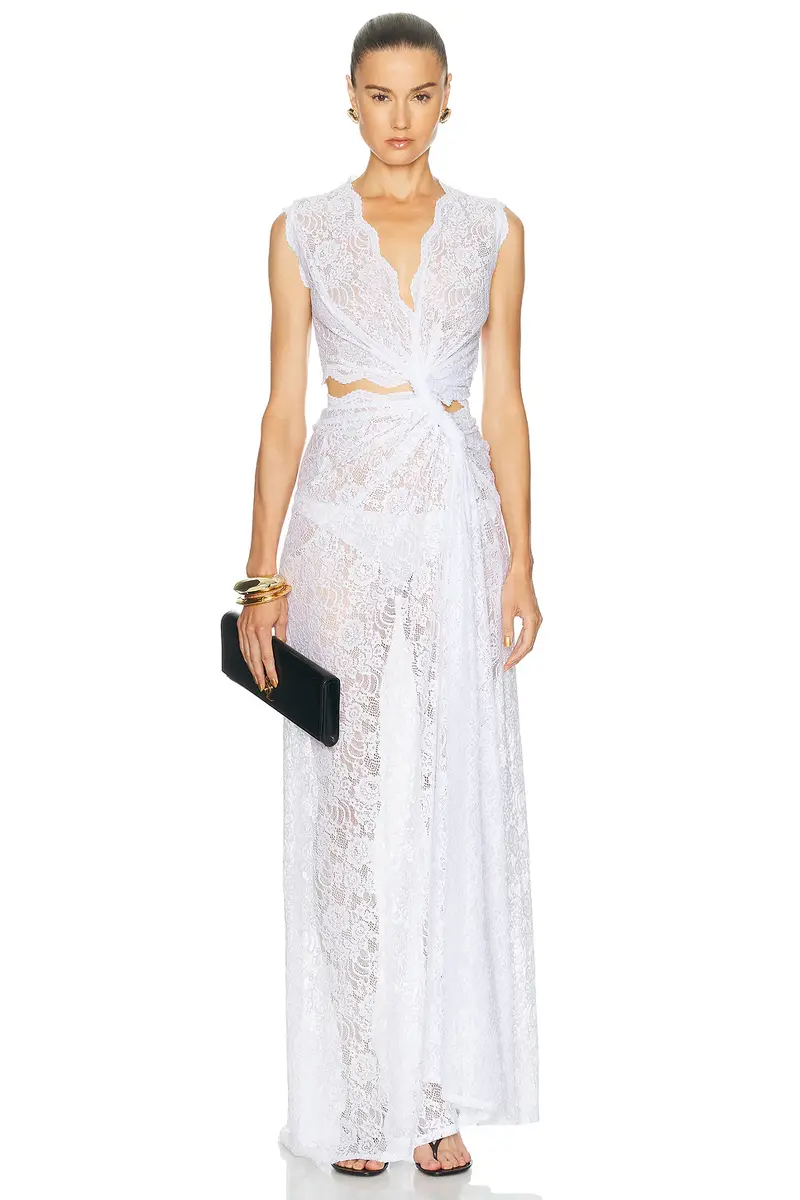 Sid Neigum Lace Triple Loop Knit Dress | Thumbnail 2 Sid Neigum Lace Triple Loop Knit Dress | Thumbnail 2