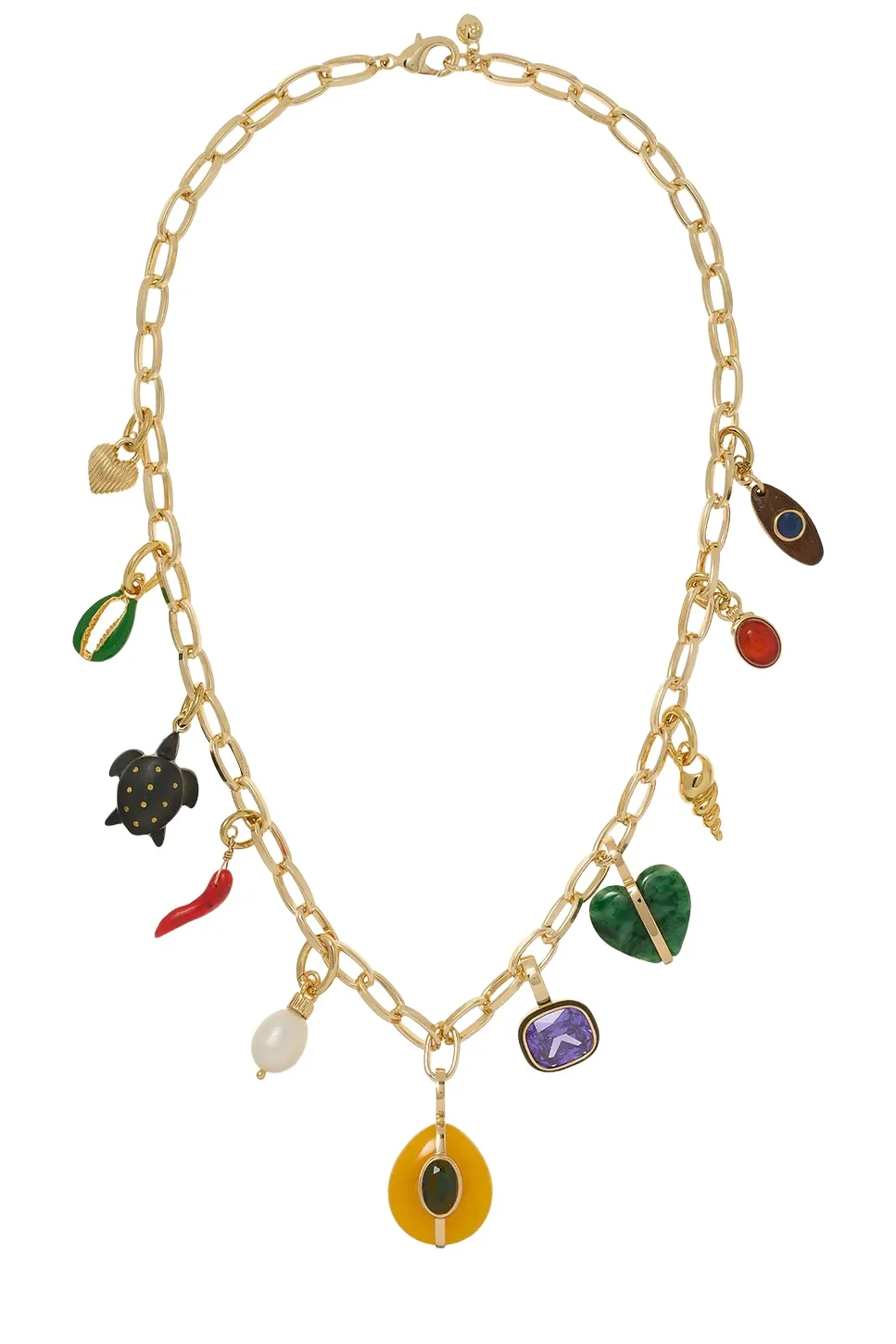 The Multi Charm Chain Necklace The Multi Charm Chain Necklace