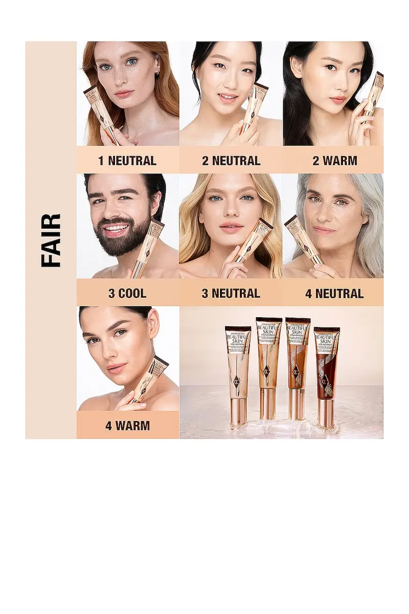 Charlotte Tilbury Charlotte's Beautiful Skin Medium Coverage Liquid Foundation with Hyaluronic Acid | Thumbnail 4