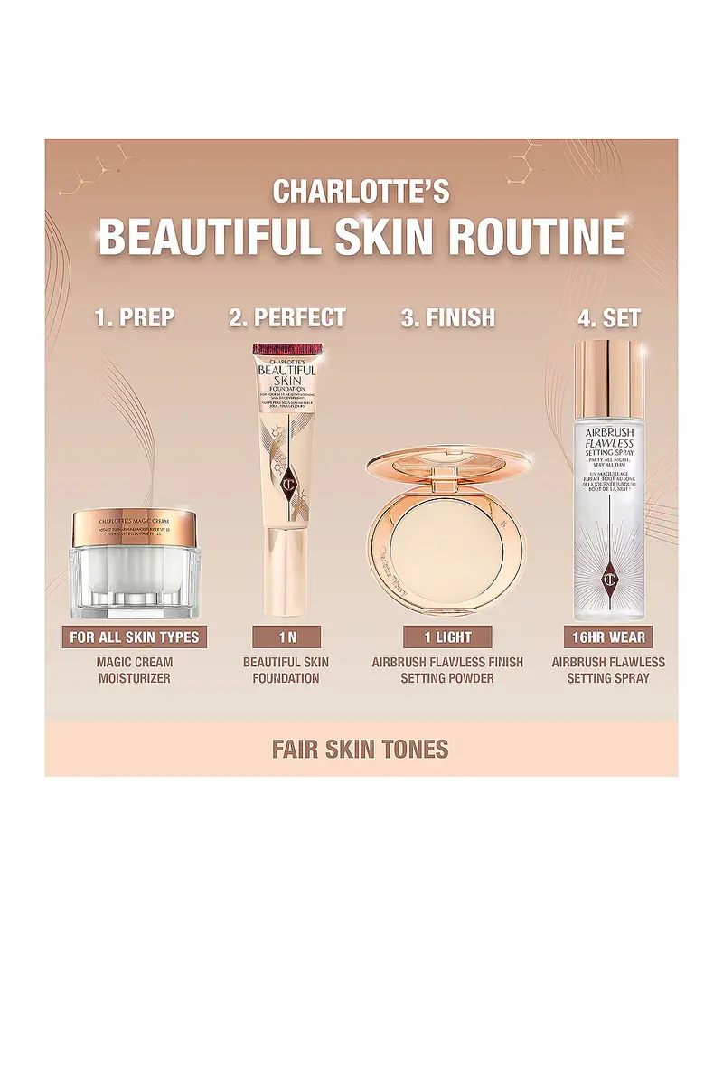 Charlotte Tilbury Charlotte's Beautiful Skin Medium Coverage Liquid Foundation with Hyaluronic Acid | Thumbnail 6
