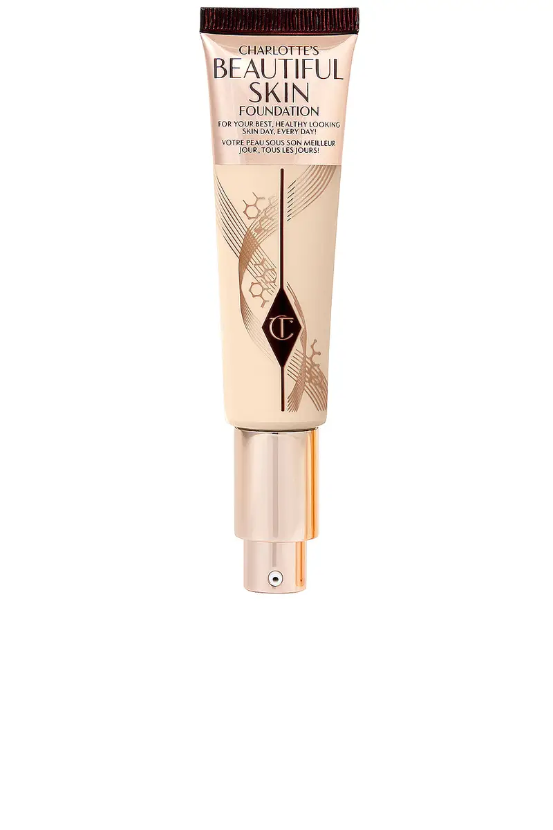 Charlotte Tilbury Charlotte's Beautiful Skin Medium Coverage Liquid Foundation with Hyaluronic Acid | Image 1 Charlotte Tilbury Charlotte's Beautiful Skin Medium Coverage Liquid Foundation with Hyaluronic Acid | Image 1