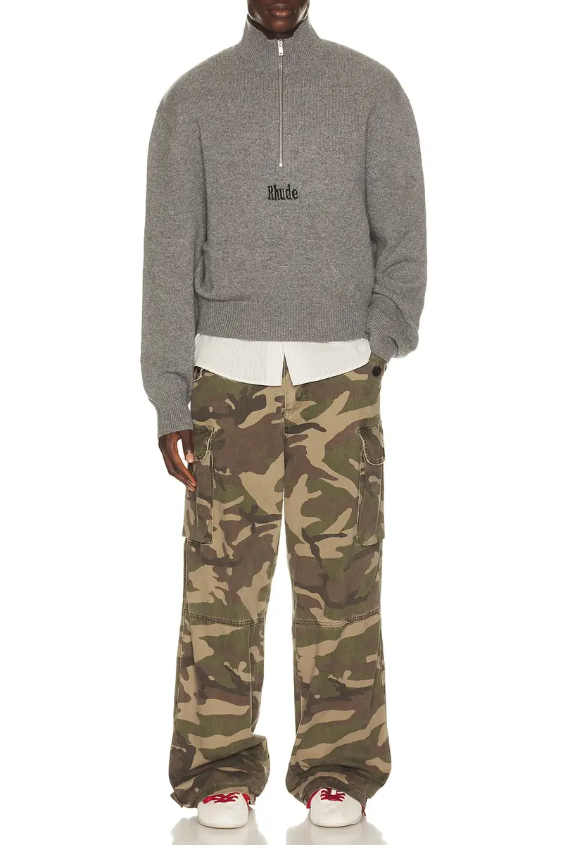 Rhude Quarter Zip Knit Top | Thumbnail 3 Rhude Quarter Zip Knit Top | Thumbnail 3