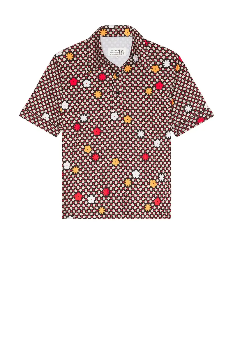 MM6 MAISON MARGIELA Polo Shirt | Thumbnail 4 MM6 MAISON MARGIELA Polo Shirt | Thumbnail 4