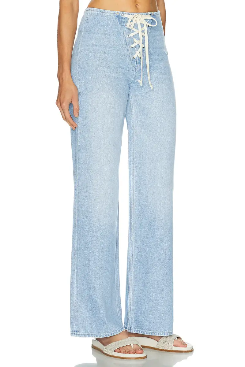 Mother The Laced Up Smoothie Sneak Jeans | Thumbnail 2 Mother The Laced Up Smoothie Sneak Jeans | Thumbnail 2