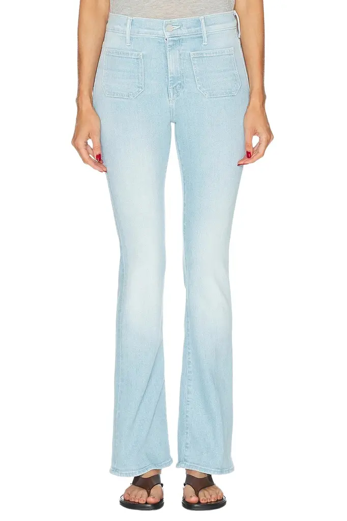 Mother Patch Pocket Weekend Jeans
