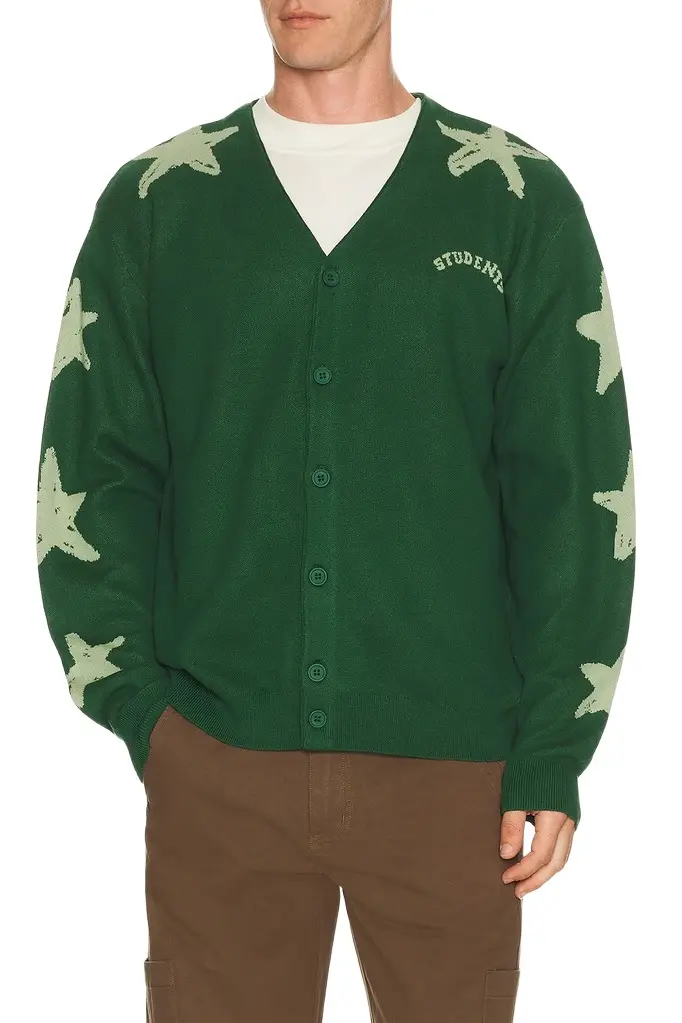 Students Golf Dexter Knit Cardigan Sweater