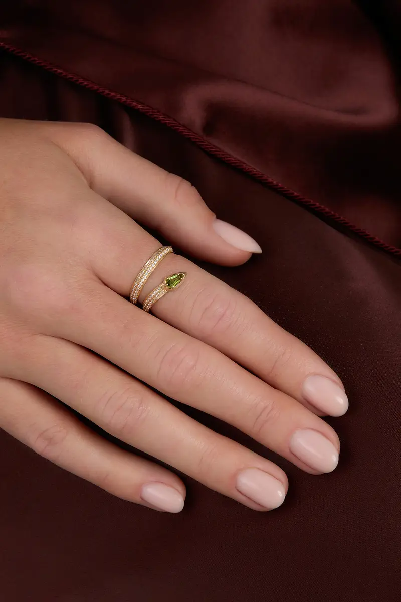 STONE AND STRAND Shield Serpent Ring | Thumbnail 3