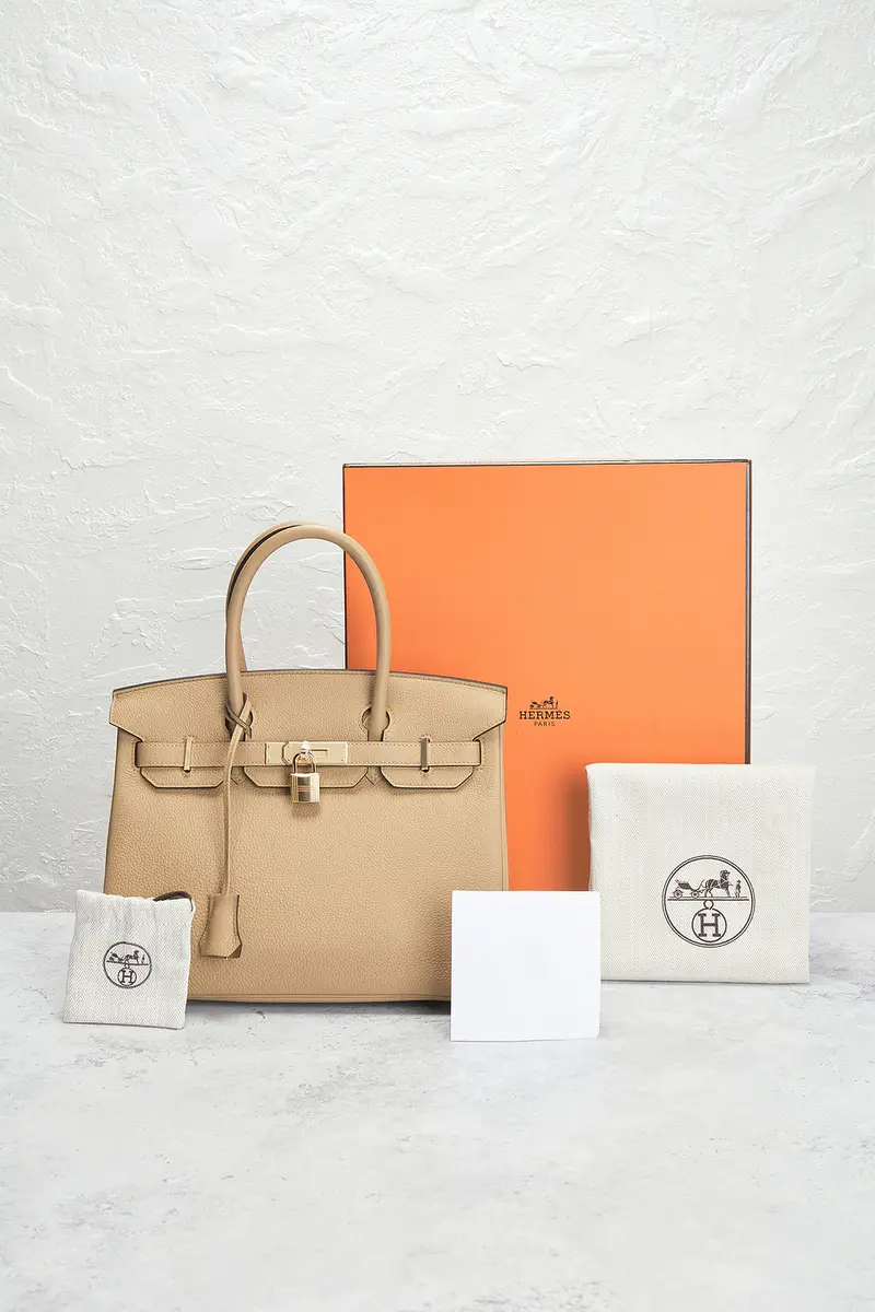 HERMÈS Hermes Togo Birkin 30 Handbag | Thumbnail 8 HERMÈS Hermes Togo Birkin 30 Handbag | Thumbnail 8