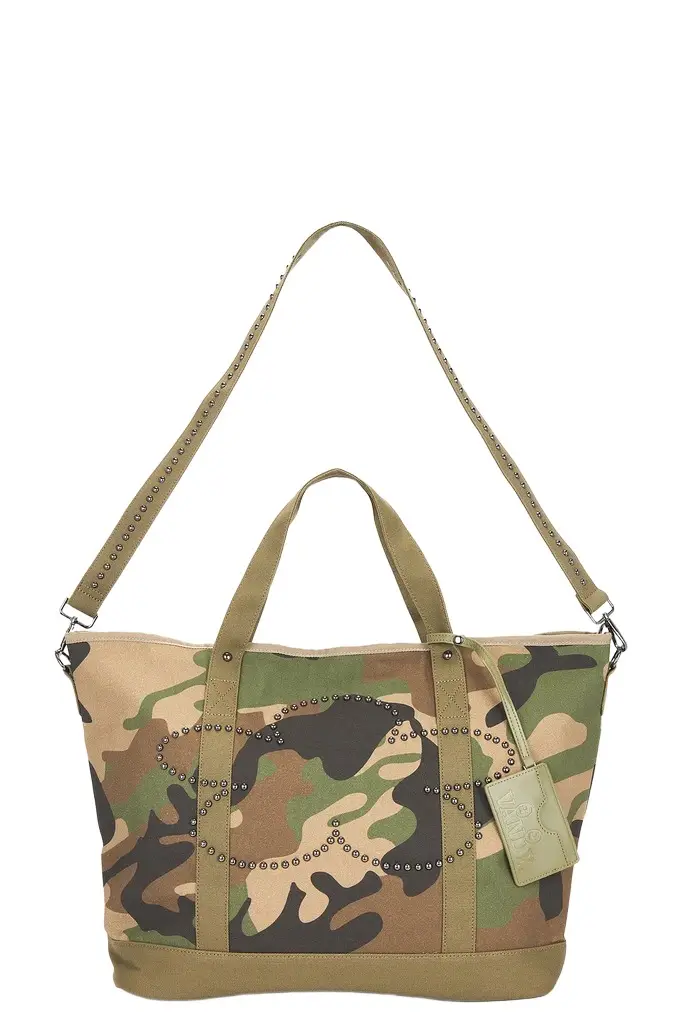 VANDYTHEPINK Studded Flower Tote Bag | Image 1 VANDYTHEPINK Studded Flower Tote Bag | Image 1