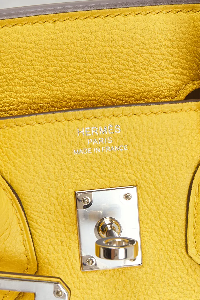 HERMÈS Hermes Taurillon Clemence Birkin 25 Handbag | Thumbnail 6 HERMÈS Hermes Taurillon Clemence Birkin 25 Handbag | Thumbnail 6