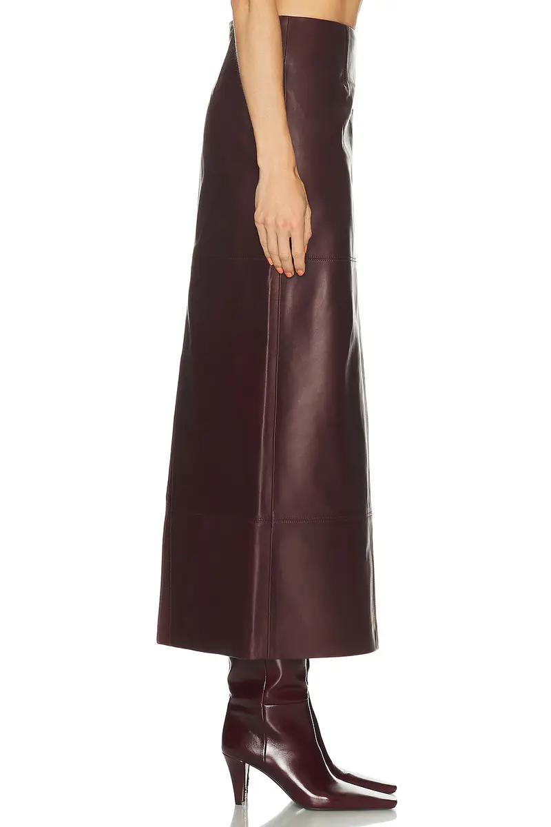 SRG Mango Leather Skirt | Thumbnail 3