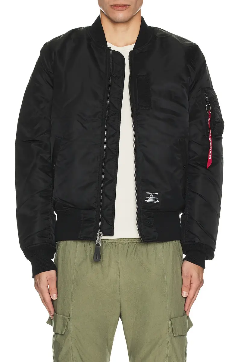Alpha Industries MA-1 Regular Fit Flight Jacket | Thumbnail 2 Alpha Industries MA-1 Regular Fit Flight Jacket | Thumbnail 2