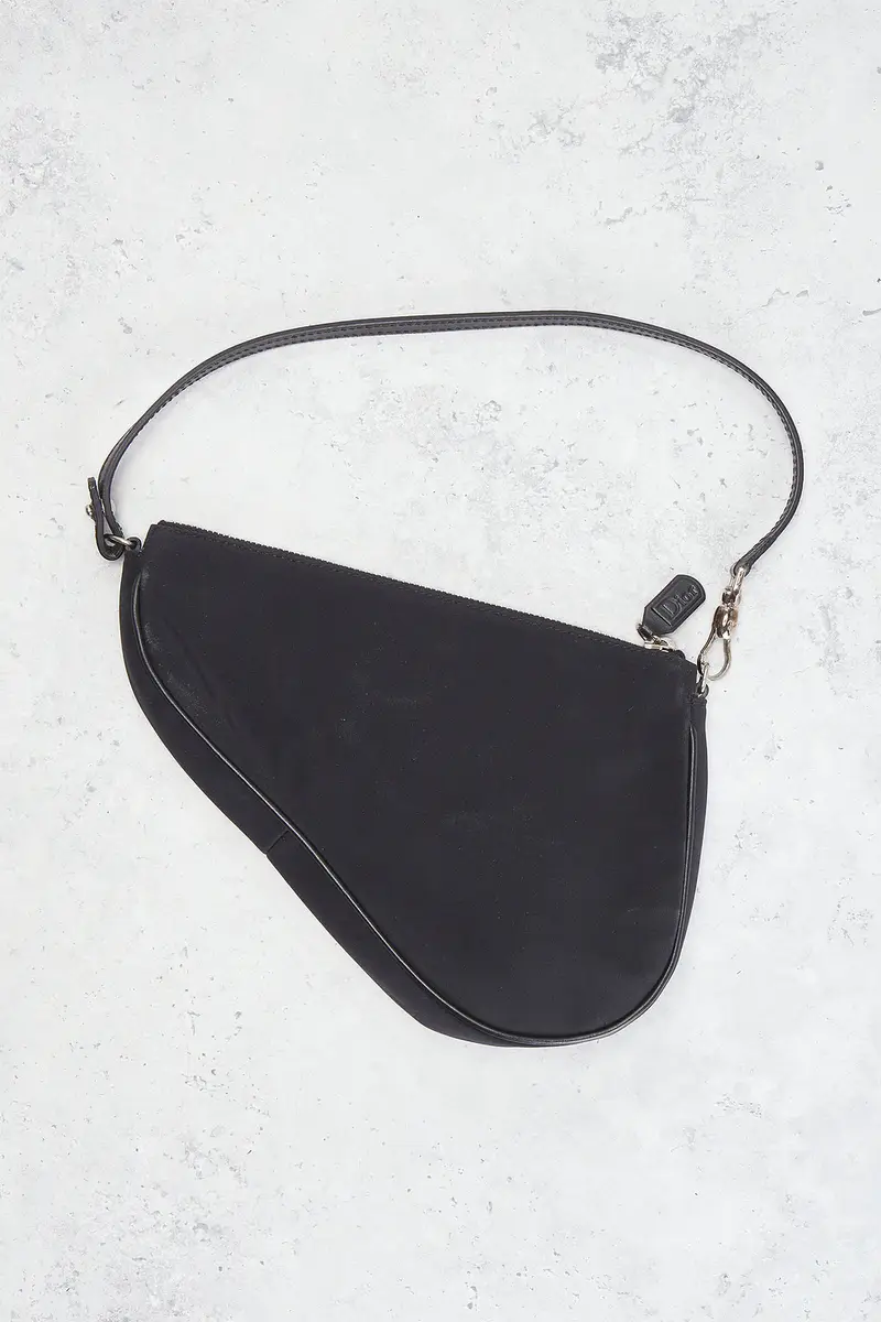 Dior Dior Satin Embroidered Limited Edition Mini Saddle Bag | Thumbnail 3 Dior Dior Satin Embroidered Limited Edition Mini Saddle Bag | Thumbnail 3
