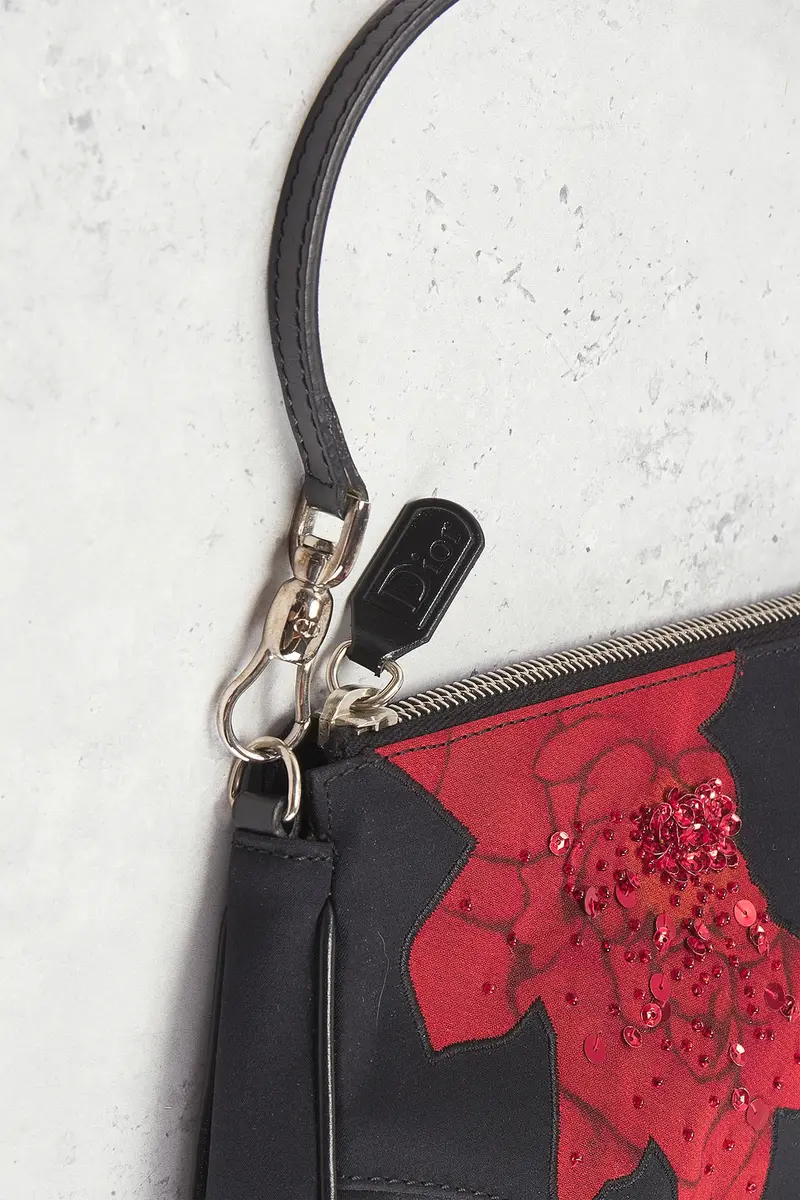 Dior Dior Satin Embroidered Limited Edition Mini Saddle Bag | Thumbnail 5 Dior Dior Satin Embroidered Limited Edition Mini Saddle Bag | Thumbnail 5