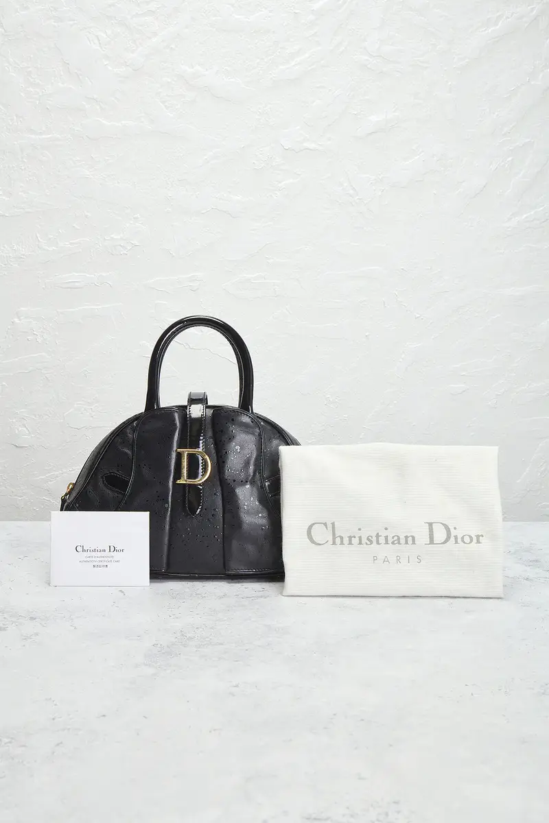 Dior Dior Mini Double Saddle Bowler Bag | Thumbnail 10 Dior Dior Mini Double Saddle Bowler Bag | Thumbnail 10